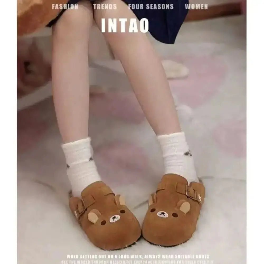 Cozy Rilakkuma Plush Slippers™ - COZYRILAKKUMA