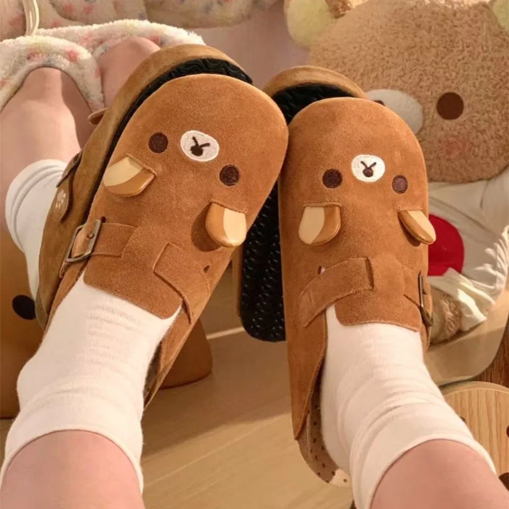 Cozy Rilakkuma Plush Slippers™ - COZYRILAKKUMA