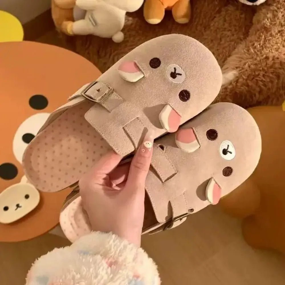 Cozy Rilakkuma Plush Slippers™ - COZYRILAKKUMA