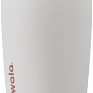 Owala SmoothSip Slider Insulated Stainless Steel Coffee Tumbler, Reusable Iced Coffee Cup, Hot Coffee Travel Mug, BPA Free 12 oz, Vanilla Bean