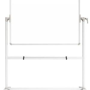 VIZ-PRO Double-Sided Magnetic Mobile Whiteboard, 48 x 36 Inches