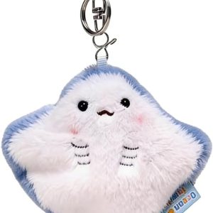 Cute Ocean Animal Plush Keychain-Stuffed Animal Bag Charm for Backpack Purse,Ocean Themed Gift for Teens Women
