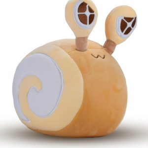 AIXINI 4 Pack Soft Snail Plush Toys Set – Multicolor Cartoon Pillows for Stress Relief, Cute Stuffed Animals for Kids & Adults, Home Decor Gift in Pink, Orange, Green, Yellow (Yellow)