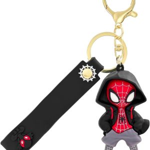 Spider Keychain Creative Keychains Collectible Mini Figurines,Fun Keyring Jewelry Gift for Men and Women