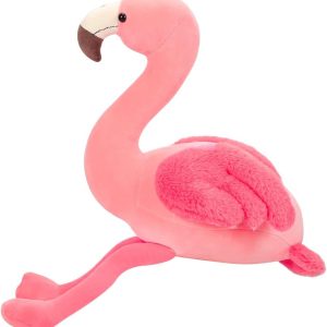 AIXINI 19inch Soft Plush Flamingo Stuffed Animal Toys, Pink Flamingo for Girls Gifts & Decor