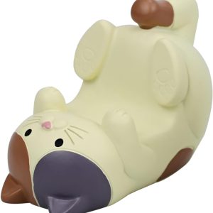 Mevodeata Cat-Shaped Phone Stand Animal Resin Gifts for Cat Lovers, Home & Office Fashion Accessories(White)