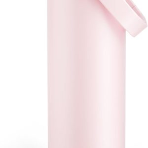 ENCOOL Insulated Water Bottle with Straw Stainless Steel Water Bottle, Leak-Proof, BPA-Free, Double Wall Vacuum Keeps Cold for 24 Hours for Sports, Travel, School (26 oz, Cotton Candy)
