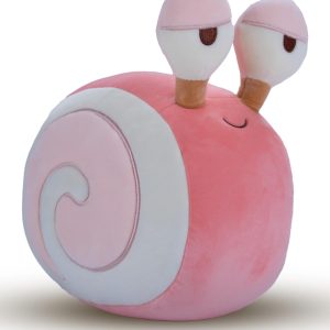 AIXINI 4 Pack Soft Snail Plush Toys Set – Multicolor Cartoon Pillows for Stress Relief, Cute Stuffed Animals for Kids & Adults, Home Decor Gift in Pink, Orange, Green, Yellow (Blueberry)