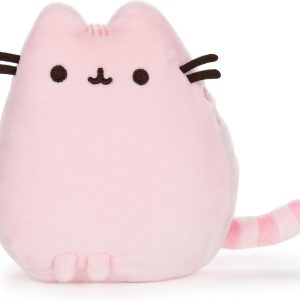 GUND Pusheen the Cat Squisheen Plush, Stuffed Animal Cat for Ages 8 and Up, Pink, 6″