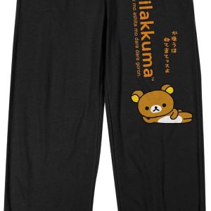 Bioworld Rilakkuma Viz Black Sleep Pajama Pants