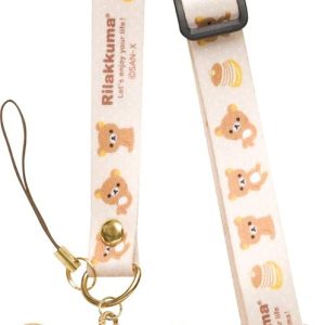 San-x Rilakkuma Neck Strap Keychain