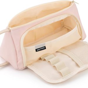 EASTHILL Big Capacity Pencil Case Pouch Pen Case Simple Stationery Bag School College Office Organizer for Teens Girls Adults Student