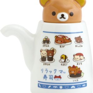 San-X Rilakkuma Anytime Sushi Miscellaneous Goods TK24301 Soy Sauce Sauce, Approx. H 3.9 x W 3.7 x D 2.6 inches (100 x 95 x 65 mm)