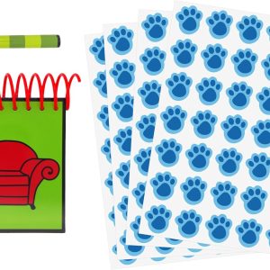 ASVP Shop STEVE – Handy Dandy Notebook With 1 Black Crayon & 140 Paw Stickers