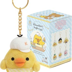 Rilakkuma Kiiroitori San-X Original Blind Box Muffin Cafe Series Keychains – 1 Out of 6 pcs