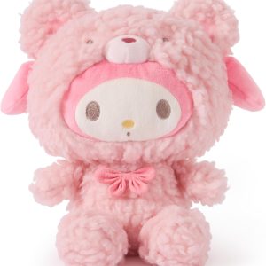 GUND Sanrio Official Hello Kitty and Friends My Melody Café Latte Teddy Bear Plush, Collectible Plush Toy, Stuffed Animal for Ages 1 and Up, Pink, 10”