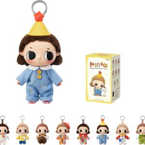 POP MART Nyota Where Moments Meet Series Plush Doll, Blind Box, Keychain, Bag Charms, Emotional Support Plush, Collectible Holiday Birthday Gifts for Kids Adults, Single Box
