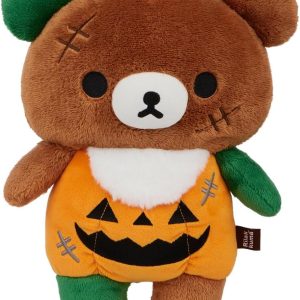 San-X Original Rilakkuma Halloween Monster Series Plush – 13″ Pumpkin Chairoikoguma