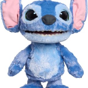 Disney Stitch Ultimate Stitch Interactive 17″ Plush Toy, 100+ Sounds & Reactions, Inspired by Disney’s Live-Action Lilo & Stitch Film, New Movie Toy for Fans, Girls, Boys, Kids 3+ by Just Play