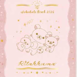 San-X Rilakkuma Thread Binding Notebook, Wide ME67412 H 6.1 x W 4.3 x D 0.2 inches (155 x 108 x 5 mm)
