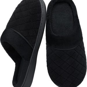 Litfun Unisex House Slippers for Women Men Memory Foam Indoor Bedroom Shoes