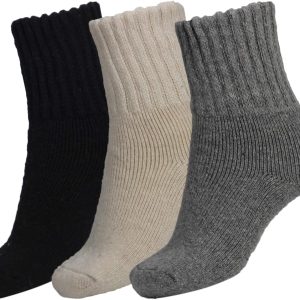 BomKinta Boot Socks for Women Winter Solid Thick Warm Socks Cozy Crew Socks Christmas Gift