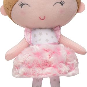 Baby Starters Plush Snuggle Buddy Baby Doll, Soft Annette Doll