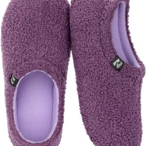RockDove Women’s Teddy Fleece Closed Back Indoor Slipper