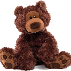 GUND Philbin Classic Teddy Bear, Premium Stuffed Animal for Ages 1 and Up, Chocolate Brown, 12”
