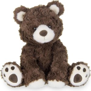 Bearington Clancy Teddy Bear Stuffed Animal 10.5″ – Soft and Cuddly Stuffed Bear Plush with Weighted Bean Bag Bottom – Adorable Soft Teddy Bears Gift for Kids, Adults, and Plush Collectors