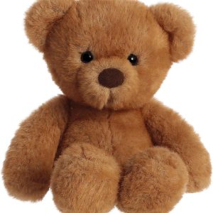 Aurora® Snuggly Softie Bear™ Stuffed Animal – Comforting Companion – Imaginative Play – Brown 9 Inches