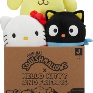 Squishmallows Original Sanrio Hello Kitty and Friends 5in Mystery 3-Pack – Official Jazwares Plush (Little)