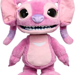 Disney Stitch Ultimate Angel Interactive 17″ Plush Toy, 100+ Sounds & Reactions, Moves Like a Real-Life Angel, Toy for Fans, Girls, Kids, 3 and Up by Just Play