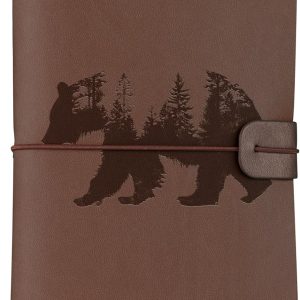 InnoBeta Bear Gifts for Women/Men, Gifts for Bear Lover, Bear Journal, Notebook, Sketchbook, Travel Diary, 7.8×5 Inches