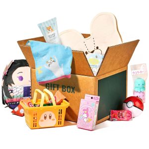 Japan Crate Kawaii Gift Pack – 10+ Piece Japanese Mystery Box for Girls & Boys, Surprise Gift Box for Kids, Includes Kawaii Accessories, Cute Stationery Items, Chocolates, Candies, and More!