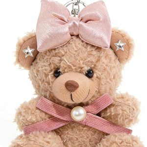 Cute Key Chain Plush Bear Bag Charm Teddy Bear Keychain Gift For Handbag,Purse, Backpack, Car Keys